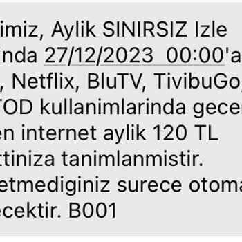 Türk Telekom Aylık Paket Aylık Olarak Tanımlanmıyor