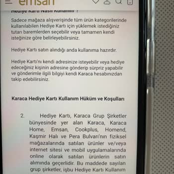 Karaca Züccaciye Karaca Hediye Kartı Kabusu