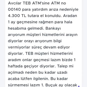 Denizbank TEB ATM Paraya El Konulması