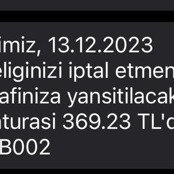 Millenicom Yasaya Aykırı Şekilde Cayma Bedeli Çıkarmaya Çalışıyor