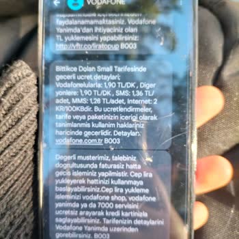 Vodafone Bilgim Olmadan, Habersiz Şekilde Faturasıza Geçiş...