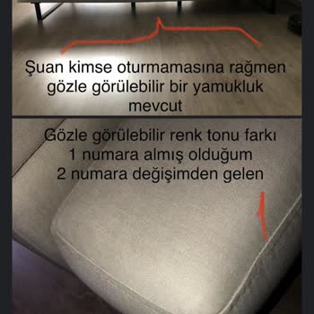 Vivense Mustang 3'lü Koltukta Sorun