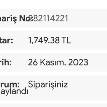 Tesettür Pazarı Ürün Gönderimi Yapılmadı!