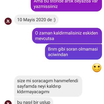 Kalicianlar (İnstagram) Müşteri Temsilcisi Uygunsuz Üslubu