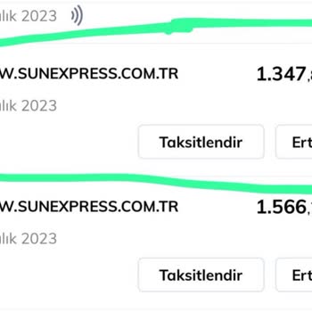 SunExpress Hava Yolları Mükerrer Çekim İadesi Yapılmıyor