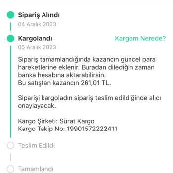 Sürat Kargo Ürün 1 Haftadır Şubede Teslimat Yok İade Yok Ürüne Ne Oldu