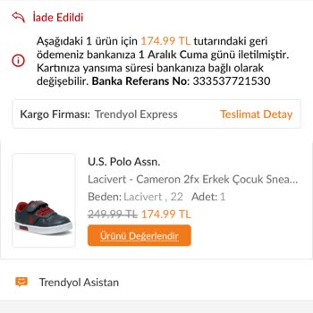 Trendyol Yanlış Gelen Ürünü İade Edilsin
