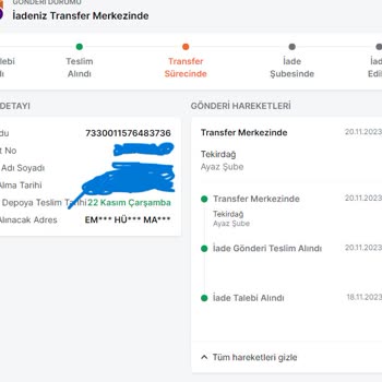 Trendyol Express Bozuk Ürünün İadesi