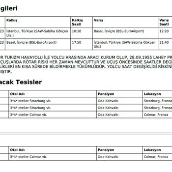 Jolly Tur - Haksız Değişiklik
