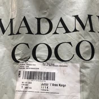 Madame Coco Masam Coco Ürünleri Göndermiyor
