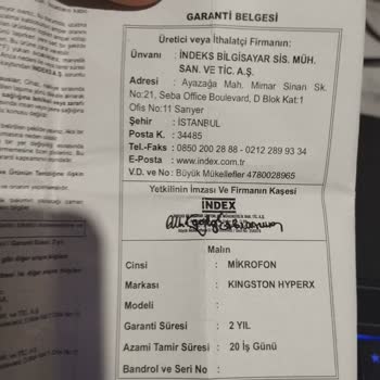 Hyperx Quadcast S Mikrofonumu Tamir Ettirecek Yer Bulamıyorum