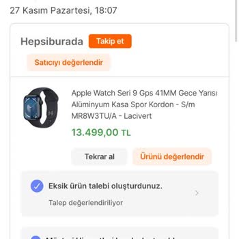 Hepsiburada'dan Aldığım Ürünün Kutusu Boş Çıktı.