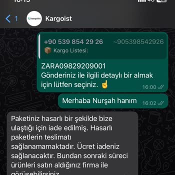 Zara Ve Kargoist İş Bilmezliği