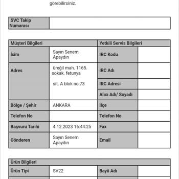 Teknosa Sattı Ürünü Sahiplenmemesi