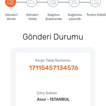 Sürat Kargo Asur Şubeye Ulaşamıyoruz