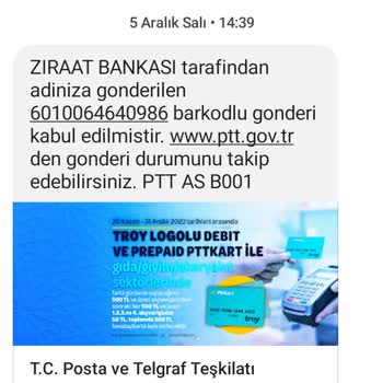 PTT Kargo Banka Kartımın Kargolanmasında Yaşanan Gecikme Sorunu