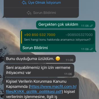 MACFit (İstanbul Avrupa) Transfer Süreci Bekletilme