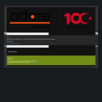 Adore Mobilya Asla Olmayan İade