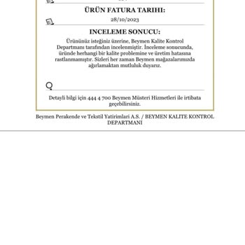 Beymen Sattığı Ürünün Arkasında Durmuyor