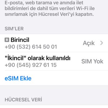 E-Sim Hattı Sorunum İçin Vodafone'da Muhatap Bulamıyorum.