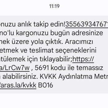 Aras Kargo Nun İşini Hakkıyla Yapmaması