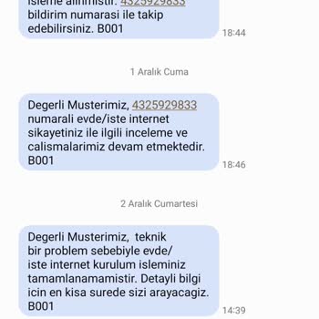 Türk Telekom Kendi Kafasına Göre Kurulum Randevusu Verip Kendisi İptal Ediyor