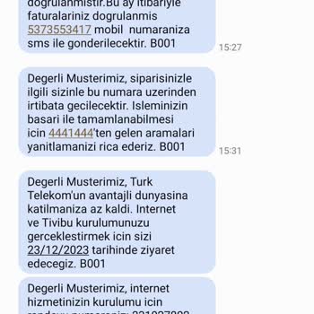 Türk Telekom Kendi Kafasına Göre Kurulum Randevusu Verip Kendisi İptal Ediyor