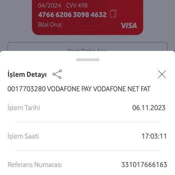 Vodafone Pay İle Ödeme Hatası