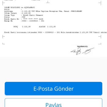 Denizbank Kredi Kartı Aidatı İadesi