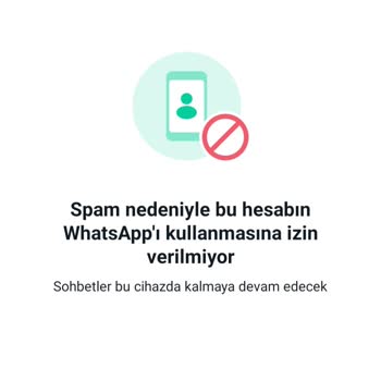 WhatsApp Spam Yedim