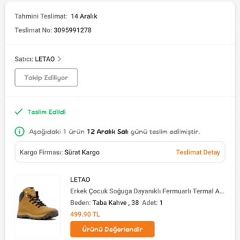 Trendyol Kargo Elime Ulaşmadı
