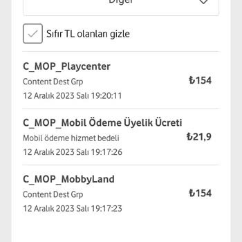 Playcenter Üyeliğin Ücret İadesi İstiyorum