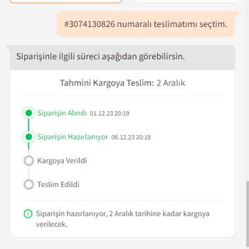 Trendyol'un Siparişini Takip Etmemesi Siparişim Ulaştırılmadı