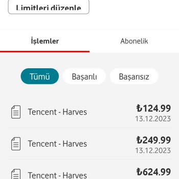 Vodafone Mobil Ödeme İle Hesabımdan Haberim Olmadan Para Çekildi