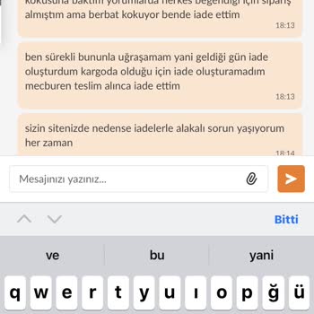 Trendyol İadem Yapılmıyor Kullanmadığım Halde