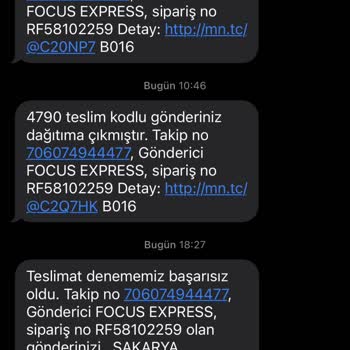 MNG Kargo Kargom Teslim Edilemedi