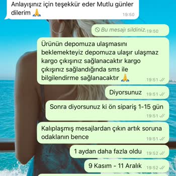 Eyyo Ön Sipariş Ürün Teslimatı Gecikmesi Ve İletişim Sorunları