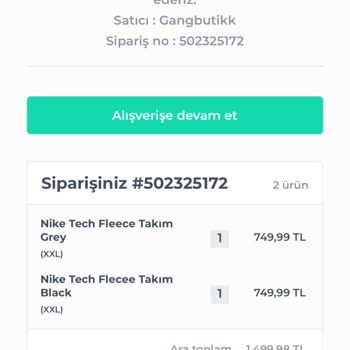 Gangbutikk Ödenen Ücret Karşılıksız Kaldı!