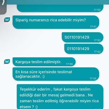 Watsons Kargoya Verildi Bilgisi Yalanı