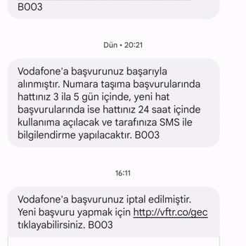 Vodafone Olmayan Tarifeyi Onaylatıp İptal Ettiler