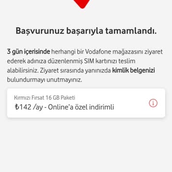 Vodafone Olmayan Tarifeyi Onaylatıp İptal Ettiler