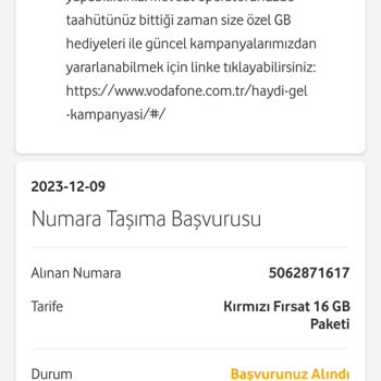 Vodafone Olmayan Tarifeyi Onaylatıp İptal Ettiler