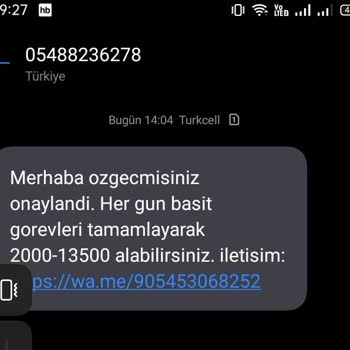 0548 823 62 78 Tanımadığım Bir Numaradan Gelen Mesaj