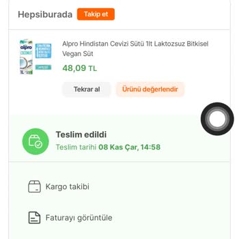 Hepsiburada'dan Özensiz Paketleme Sebebi İle Akmış Ürün Teslimatı