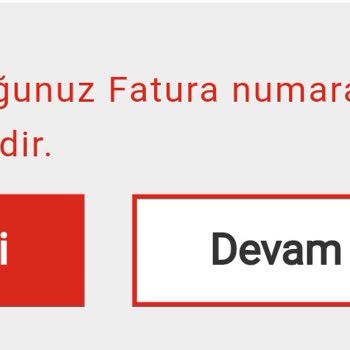 Hepsiburada Yanlış Fatura Numarası