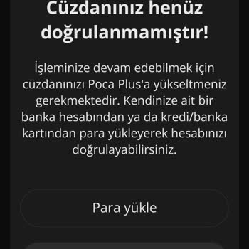 Poca Kart Hesap Onayı Yapamıyorum