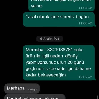 Oyuncakhobi Çalışmayan Ürün Gönderip Ürünü İade Alıp İade Tutarı Ödenmiyor
