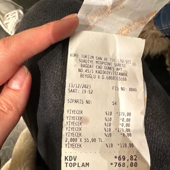 Midpoint Suadiye Yemek Şikayeti