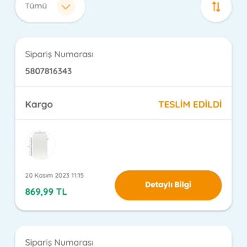 ebebek Bebek Sipariş Görünmüyor