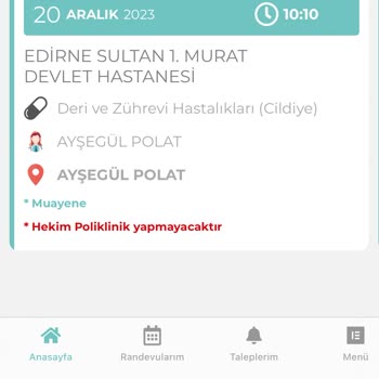 MHRS (Merkezi Hekim Randevu Sistemi) Randevu İptalleri Hastane Güvenini Sarsıyor